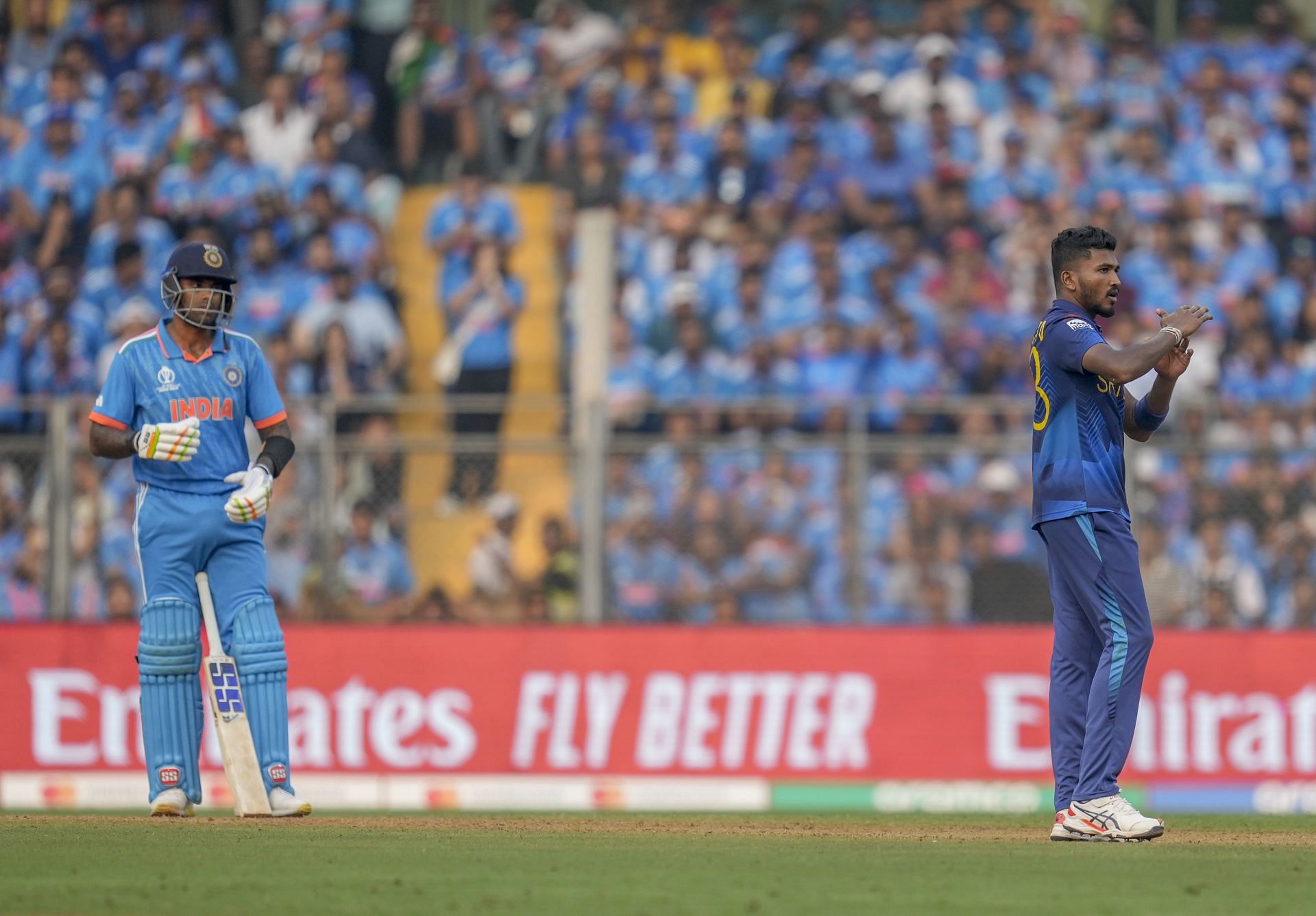 Suryakumar Yadav couldn't continue from where he left off against England
