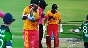[Watch] Sikandar Raza engages in a fierce on-field exchange with Ireland players during historic ZIM vs IRE T20I match