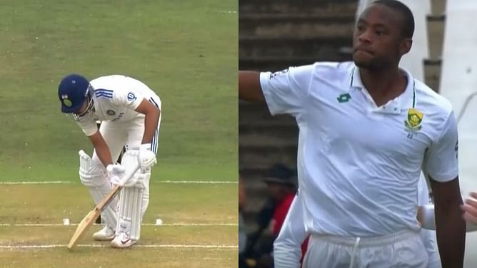 [Watch] Kagiso Rabada's wobbled-seam delivery castles a clueless Shreyas Iyer in 1st SA vs IND 2023 Test