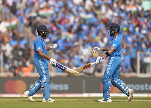 Rohit Sharma and Virat Kohli haven't played T20I cricket since last year's T20 World Cup. [P/C: AP]