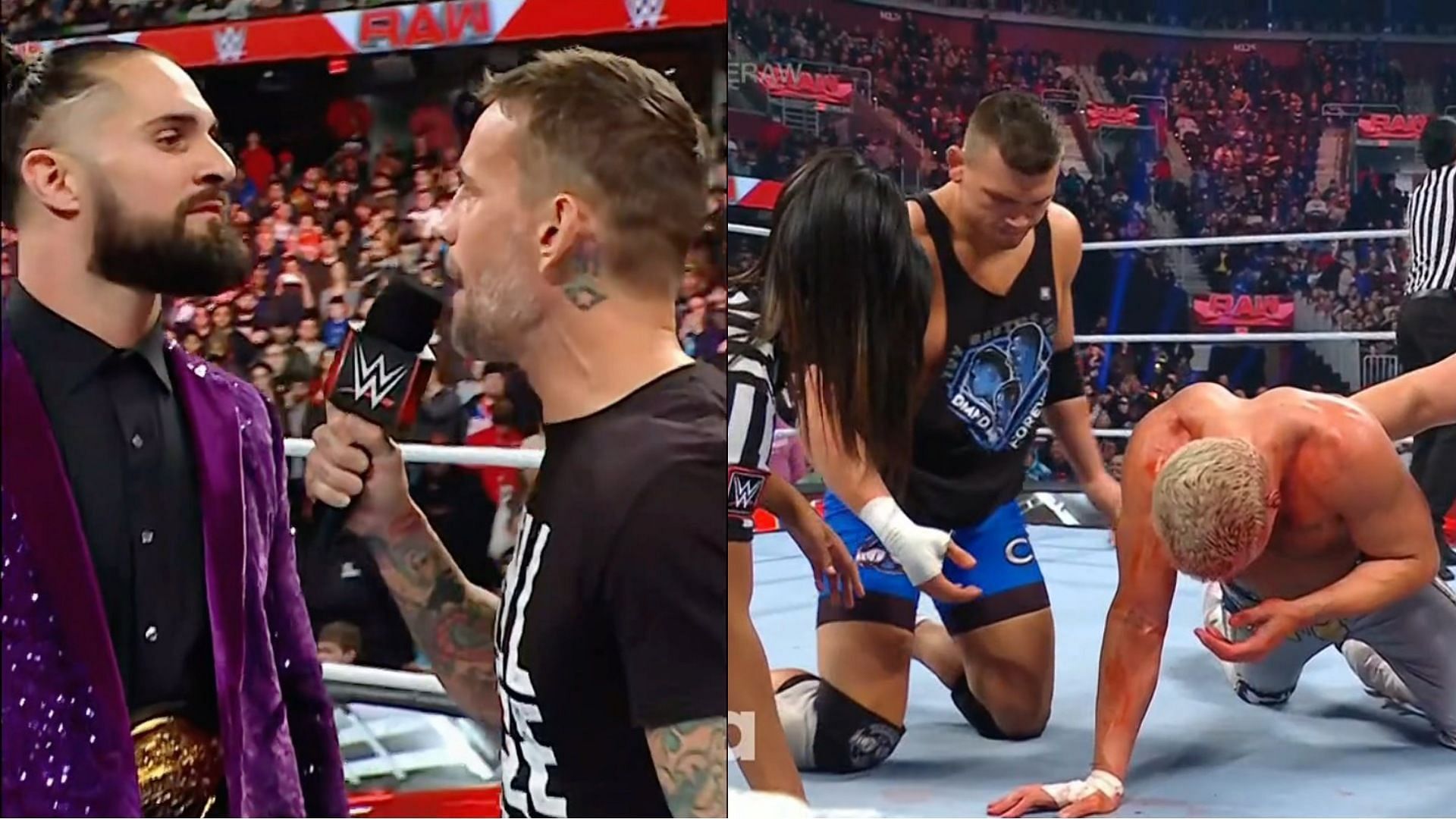 WWE Raw में कुछ रोचक चीज़ें देखने को मिलीं 