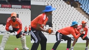 [Watch] KL Rahul & other Indian players undergo fielding drills ahead of Boxing Day Test against South Africa