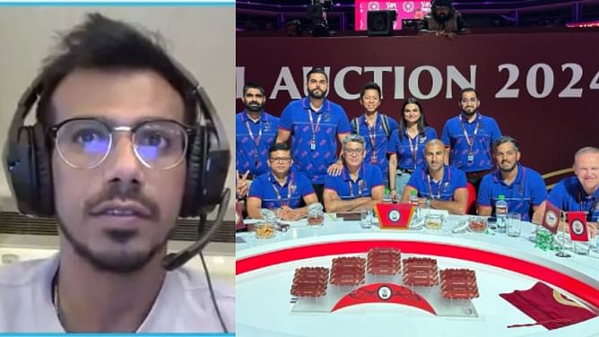 "Moye moye" - Yuzvendra Chahal trolls RCB's new-look bowling attack during an online gaming session