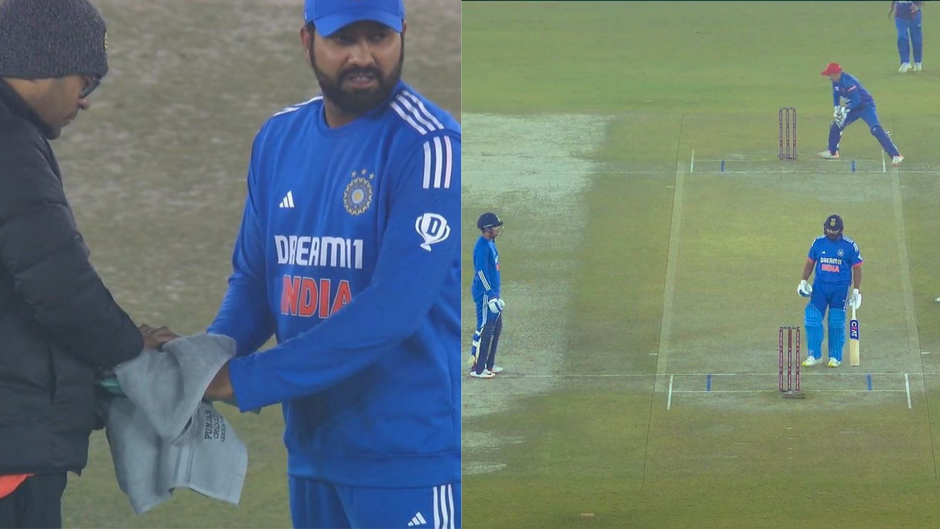Some moments from the 1st T20I that sparked discussions among fans on social media