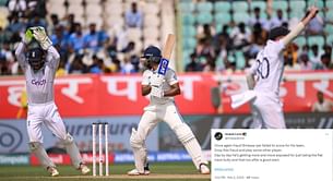 “Drop this fraud” – Fans react as Shreyas Iyer scores 27 off 59 balls in IND vs ENG Vizag Test