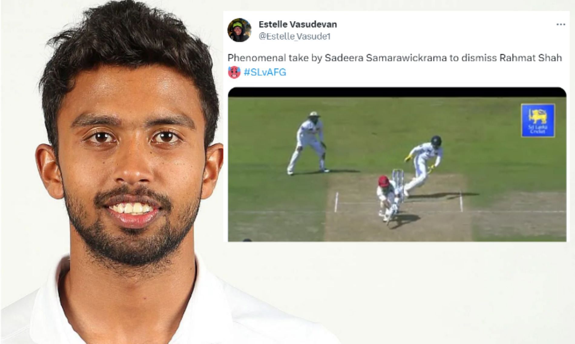 Samarawickrama showcased tremendous anticipation to stun Rahmat Shah