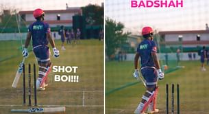 [Watch] Yuzvendra Chahal hypes Rajasthan Royals captain Sanju Samson in nets ahead of IPL 2024