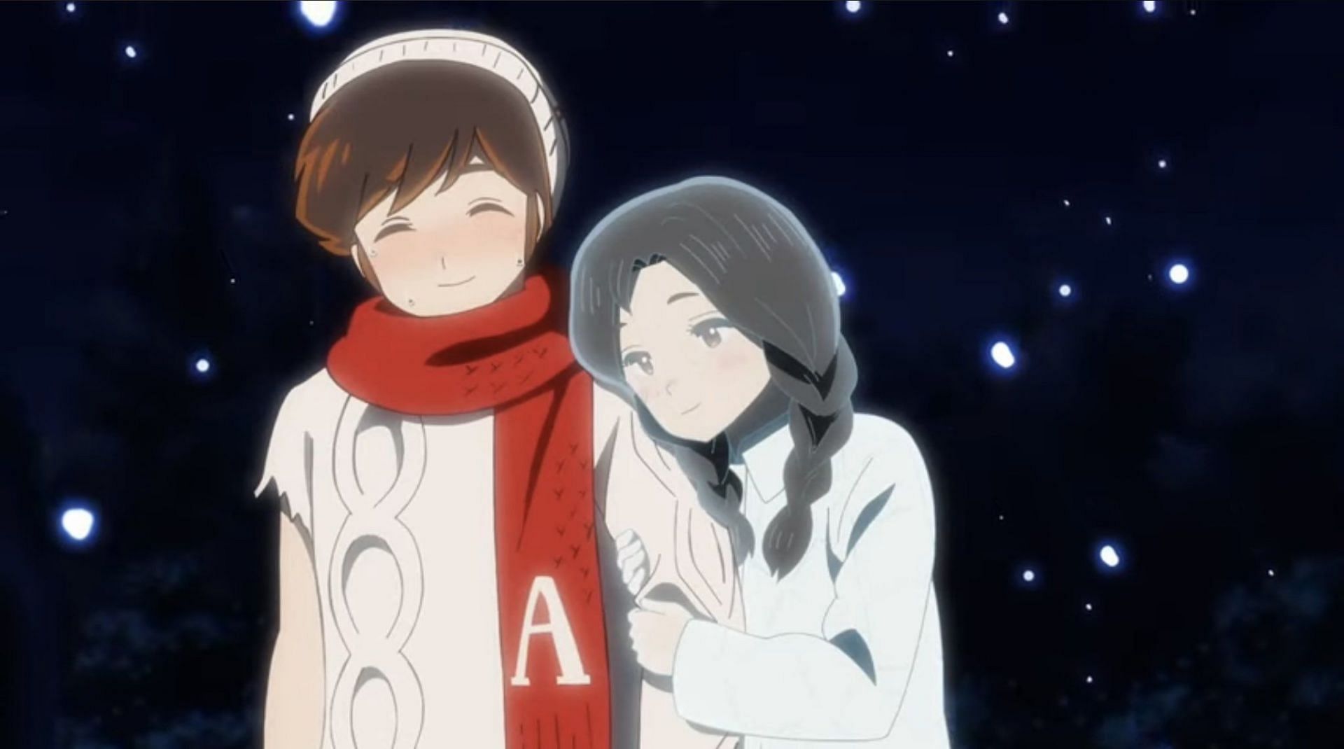 Ataru and Nozomi in the latest episode (Image via David Production).