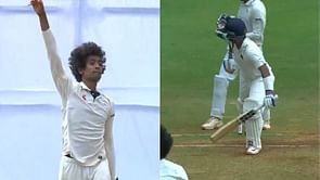 [Watch] R Sai Kishore foxes Ajinkya Rahane, Musheer Khan during stunning fifer vs Mumbai in Ranji Trophy semi-final