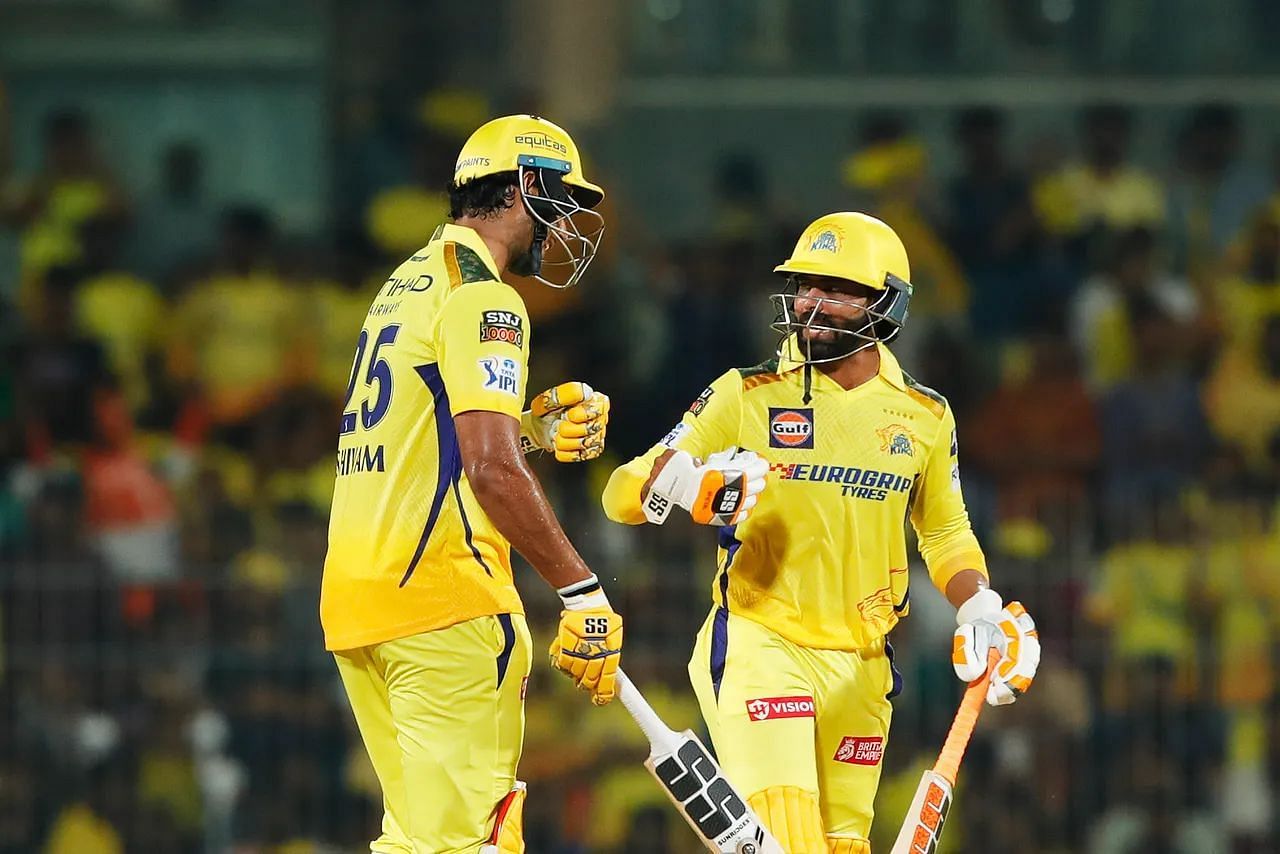 शिवम दुबे और रविंद्र जडेजा (Photo Credit - IPLT20)