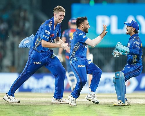 Nehal Wadhera in action for MI last season.