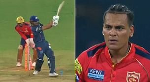[Watch] Rahul Chahar cleans up Marcus Stoinis after getting hit for back-to-back sixes to complete revenge in LSG vs PBKS IPL 2024 clash