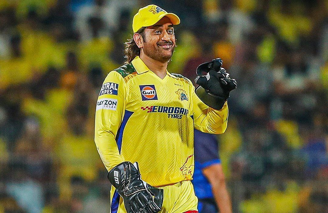 एम एस धोनी ने पकड़ा बेहतरीन कैच (Photo Credit -  Twitter)