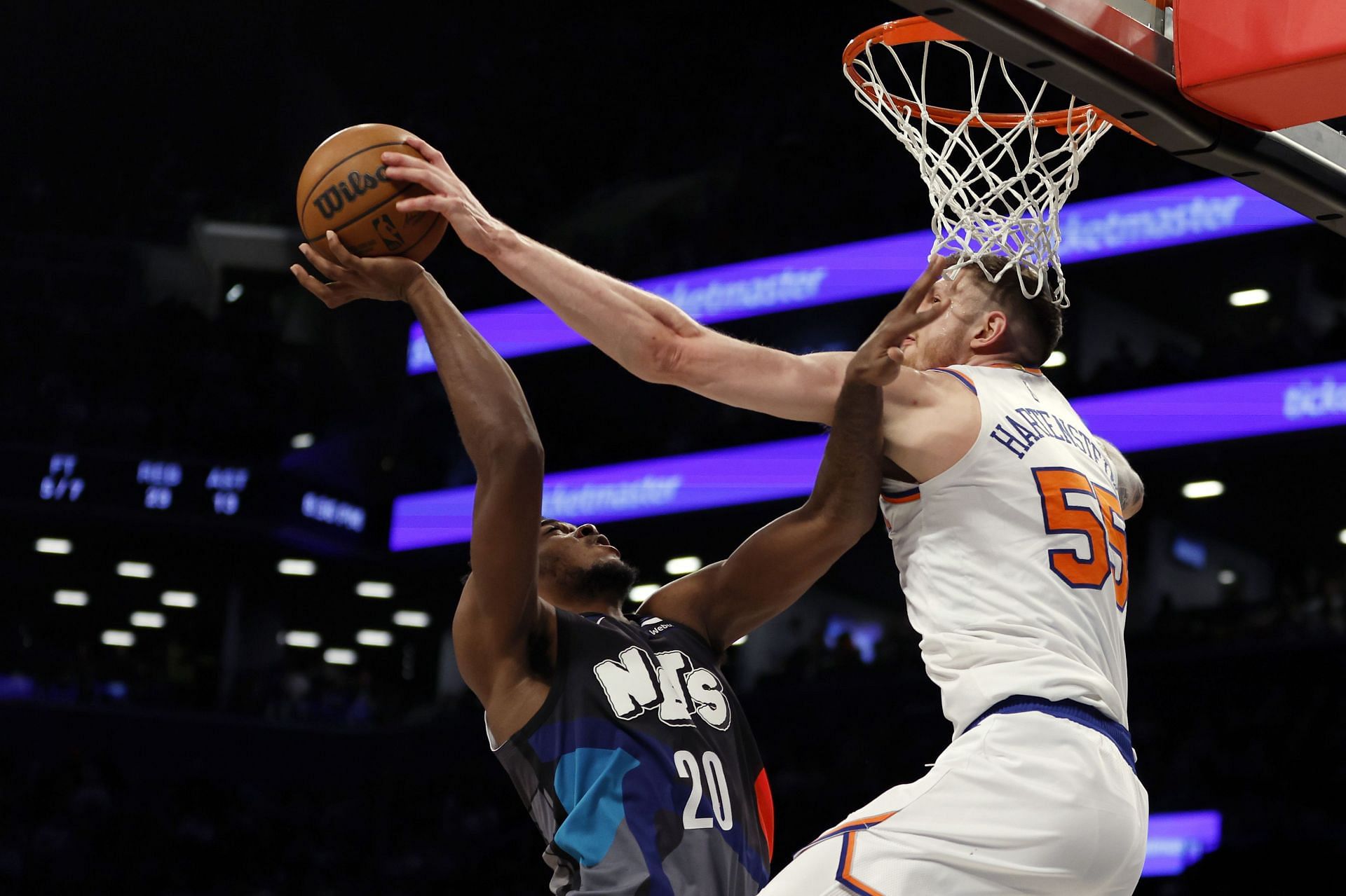 New York Knicks v Brooklyn Nets