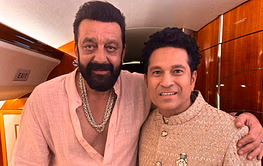 "Looking forward to many more memorable encounters" - Sachin Tendulkar on catching up with Sanjay Dutt at Anant Ambani's pre-wedding bash
