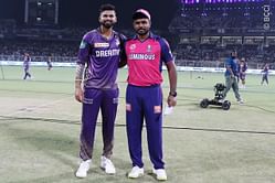 [Watch] KKR skipper Shreyas Iyer kisses coin for good luck at the toss against RR in IPL 2024, still ends up losing