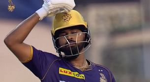 [Watch] Shreyas Iyer puts hand on his head as Faf du Plessis completes brilliant catch at long-off in KKR vs RCB IPL 2024 showdown