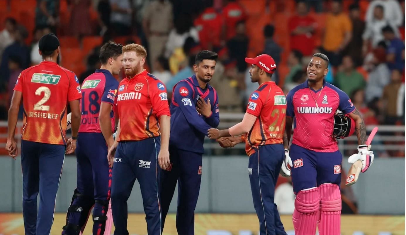 राजस्थान रॉयल्स ने पंजाब किंग्स को 3 विकेट से दी मात (PC: Espn)