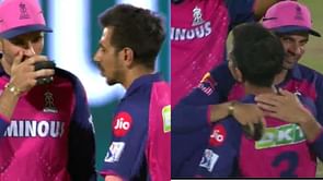 [In Pictures] Keshav Maharaj & Yuzvendra Chahal plot Shubman Gill's downfall during RR vs GT IPL 2024 match
