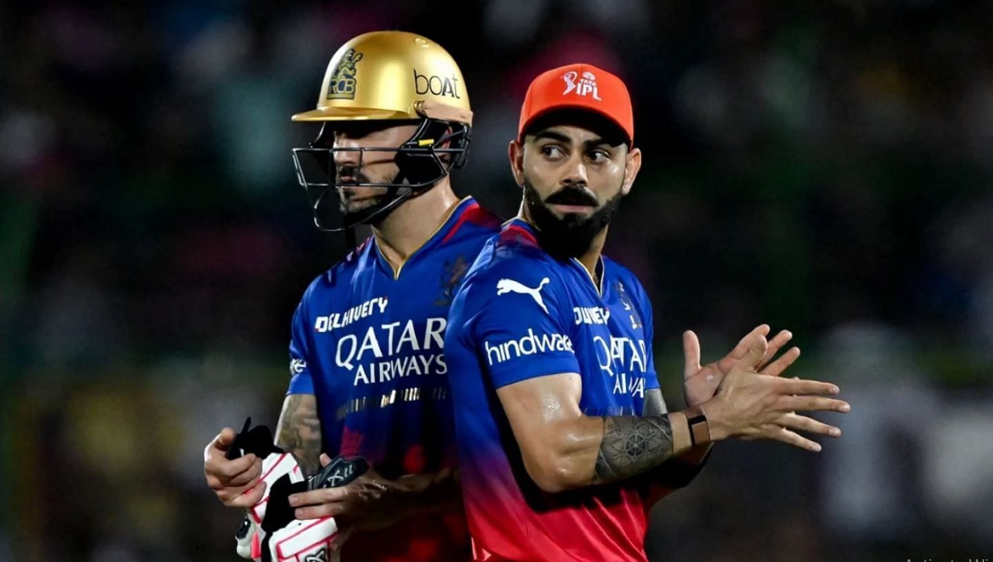विराट कोहली और फाफ डू प्लेसी (PIC: Espn)