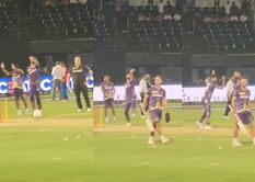 [Watch] Shreyas Iyer imitates Sunil Narine's bowling action in the KKR nets