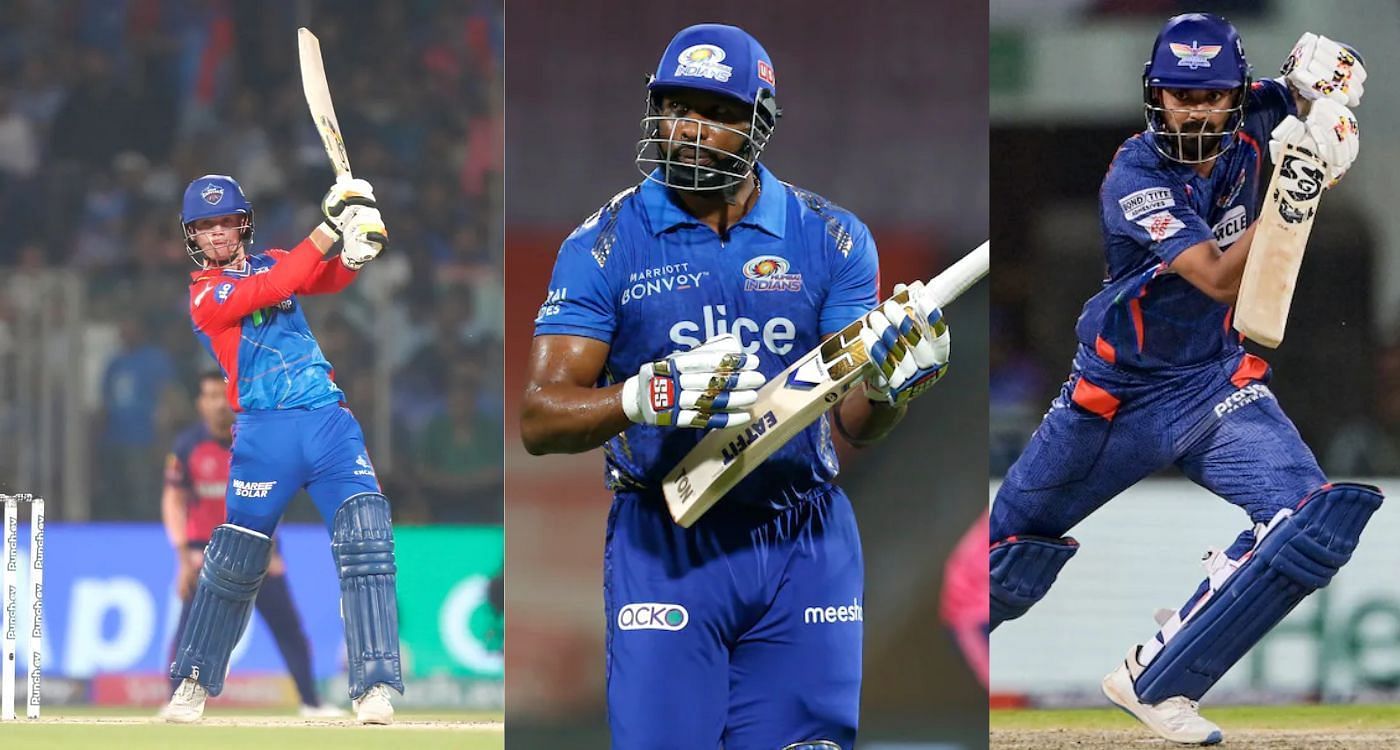 जेक फ्रेजर-मैकगर्क, किरोन पोलार्ड और केएल राहुल (photos: Espn)