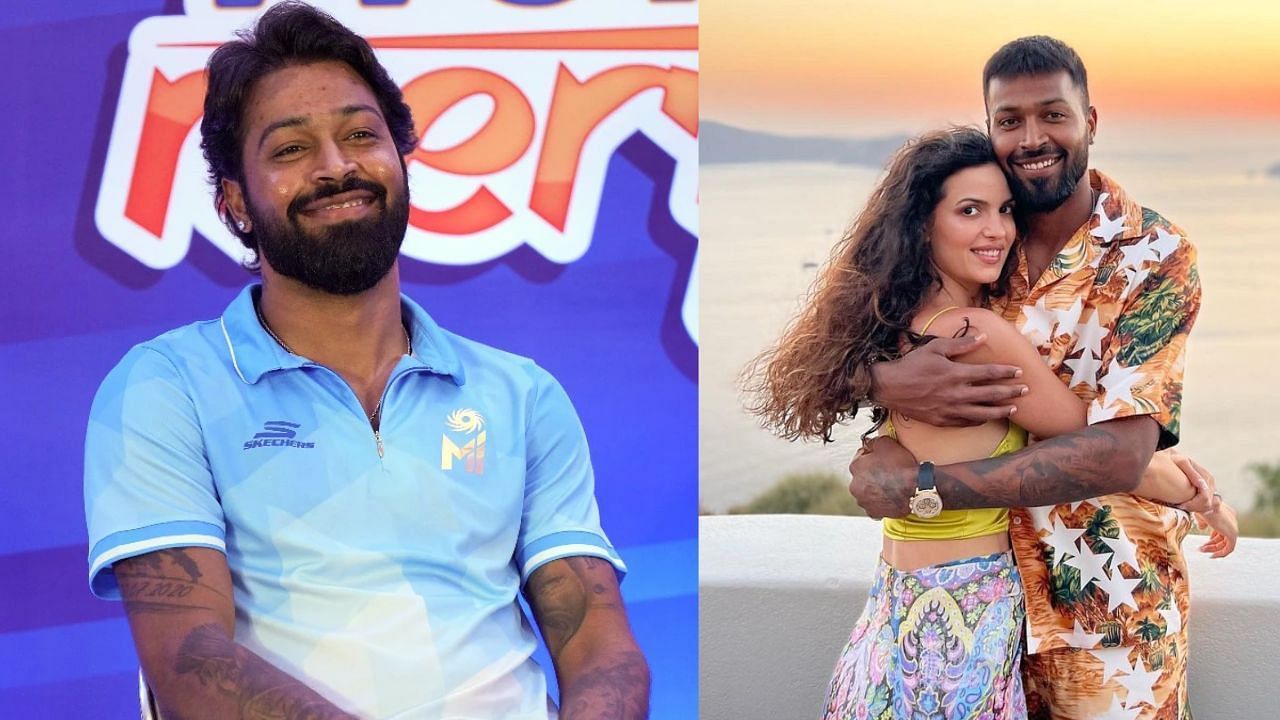 हार्दिक पांड्या ने 2020 में शादी रचाई थी (photos: Hardik Pandya Instagram And MI X)