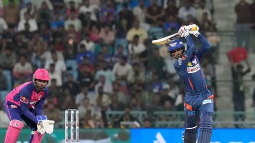 Hooda en route to a half-century against RR.