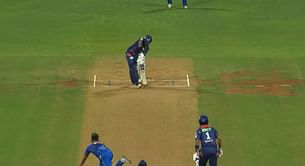 [Watch] Nuwan Thushara sends back under-fire Devdutt Padikkal for golden duck in MI vs LSG IPL 2024 match