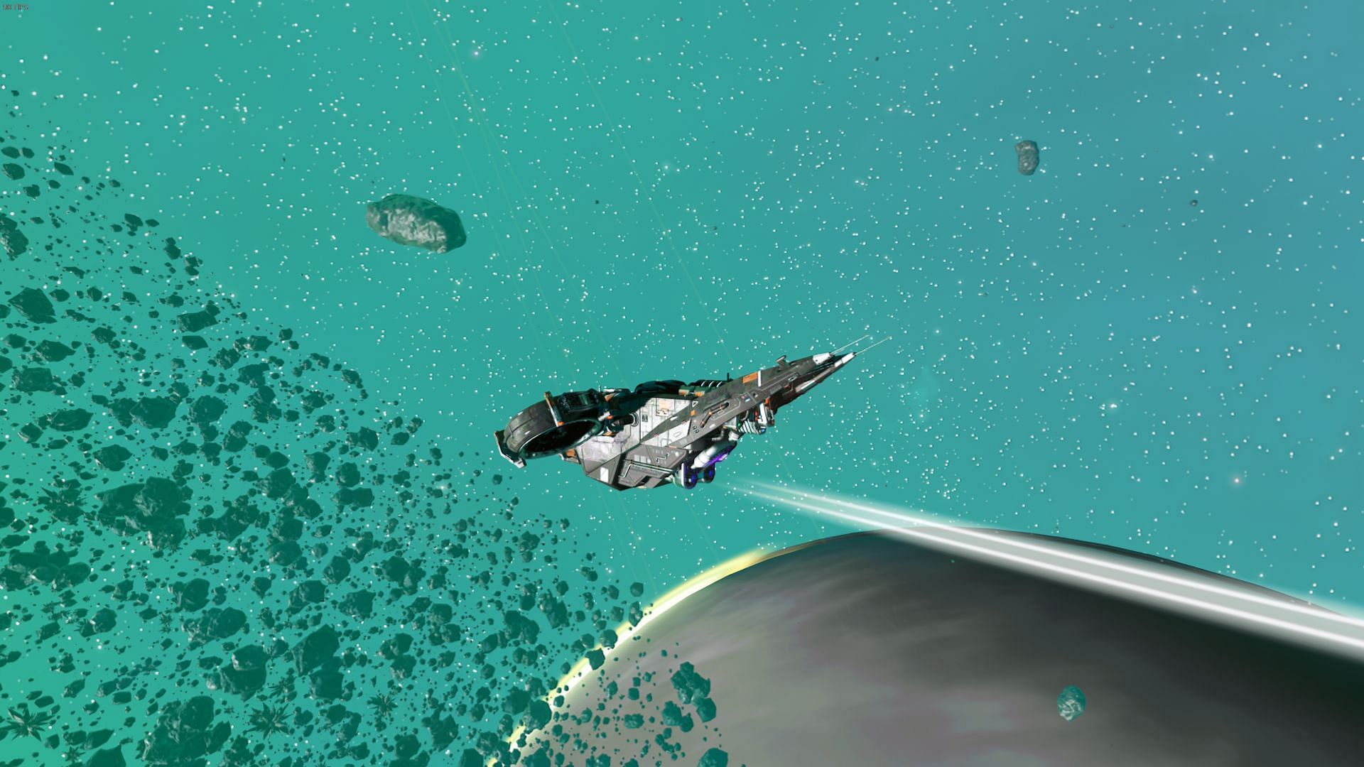 iron vulture hauler spaceship in no man