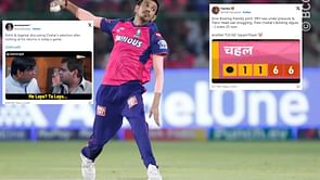 "The players selected not performing is a phenomenon that needs to be studied" - Twitter reacts to Chahal's poor spell in SRH vs RR IPL 2024 clash