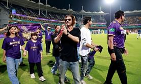 [Watch] Shah Rukh Khan chants 'CSK CSK' for home fans at Chepauk after KKR lift IPL 2024 trophy