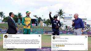 "Just Imagine what England and Windies will do" - Fans react as USA struggle with the ball against SA in 2024 T20 World Cup