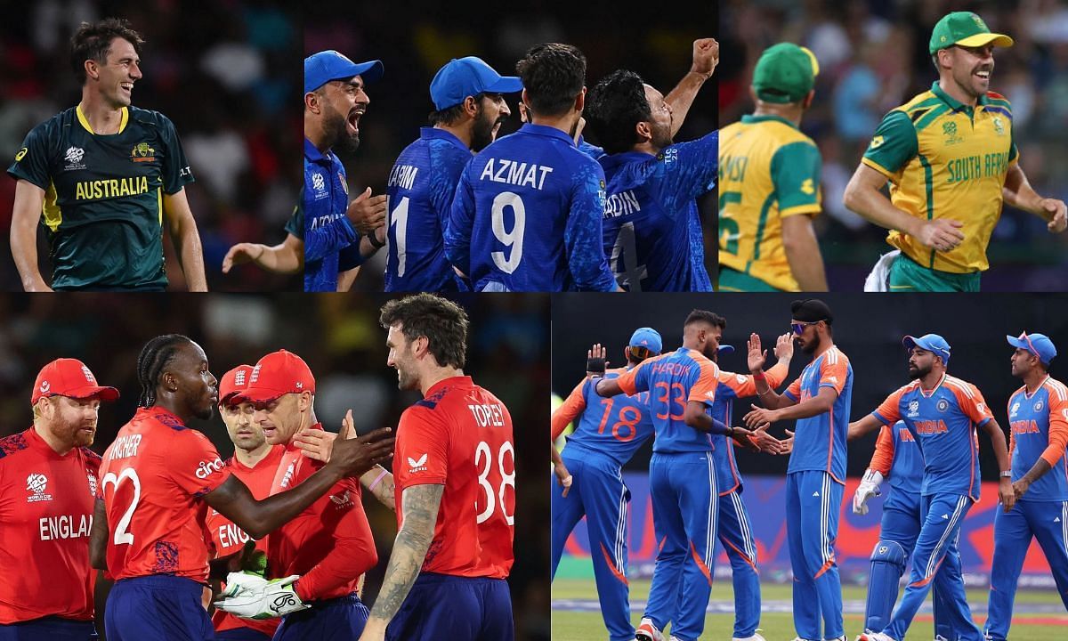 टी20 वर्ल्ड कप में सेमीफाइनल की तस्वीर हुई क्लियर (Photo Credit - BCCI/ICC/Getty)