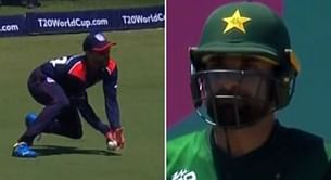 [Watch] Milind Kumar takes stunning catch to dismiss Iftikhar Ahmed as USA beat Pakistan in T20 World Cup Super Over
