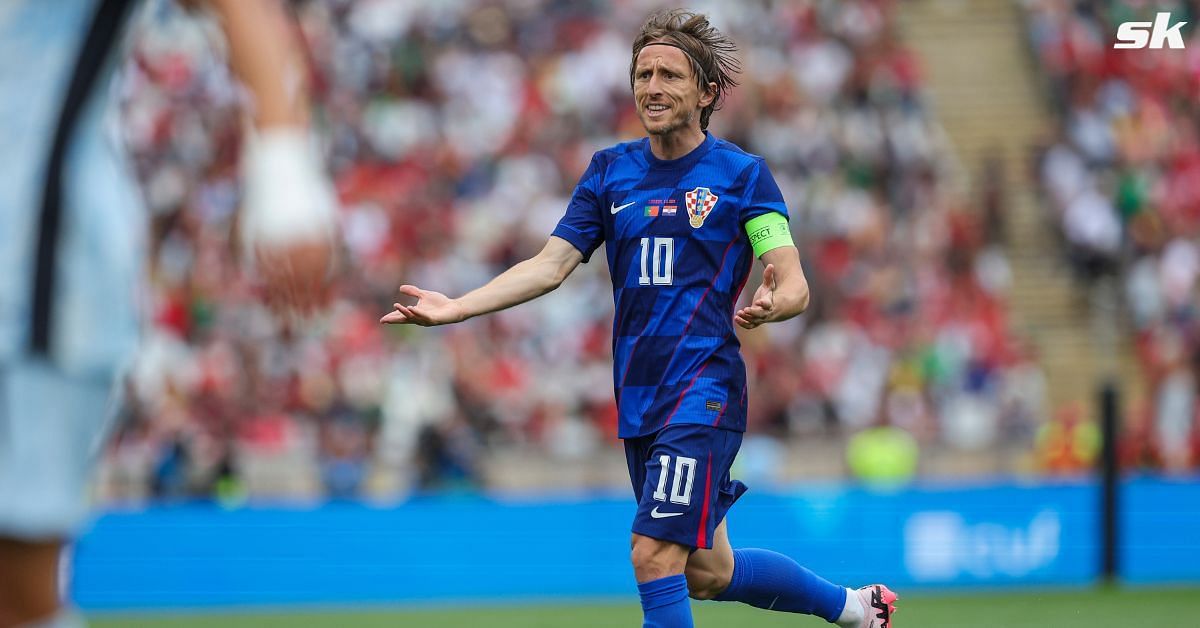 Real Madrid midfielder Luka Modric