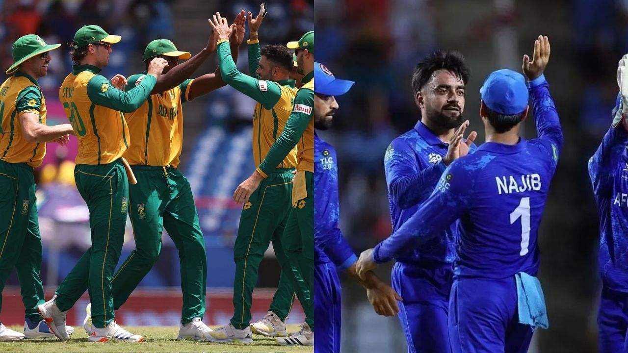दक्षिण अफ्रीका का अफगानिस्तान के खिलाफ पलड़ा भारी है (Photo Courtesy: Getty Images)