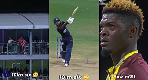 [Watch] USA captain Aaron Jones hits Alzarri Joseph for monstrous 101-meter out-of-ground six in USA vs WI 2024 T20 World Cup match