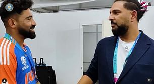 [Watch] Mohammed Siraj gets best fielder medal from Yuvraj Singh for stunning catch in IND vs USA 2024 T20 World Cup game