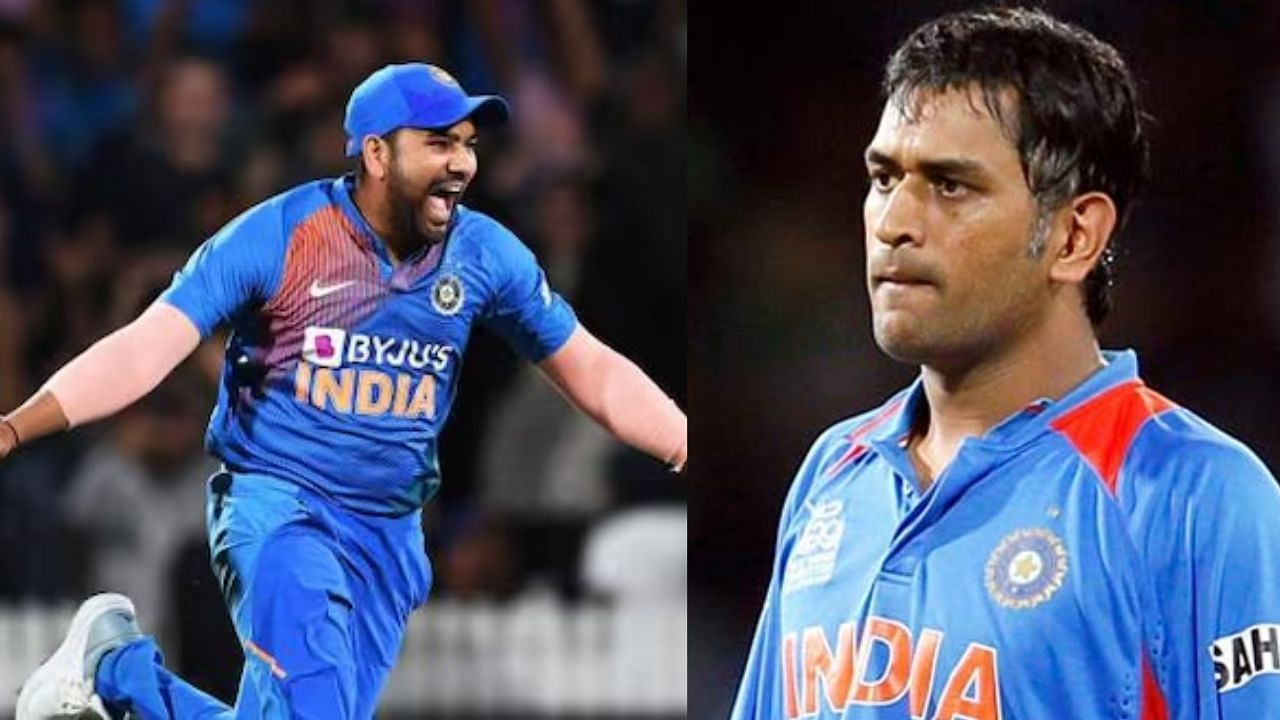  रोहित शर्मा और एमएस धोनी (Photo:BCCI)