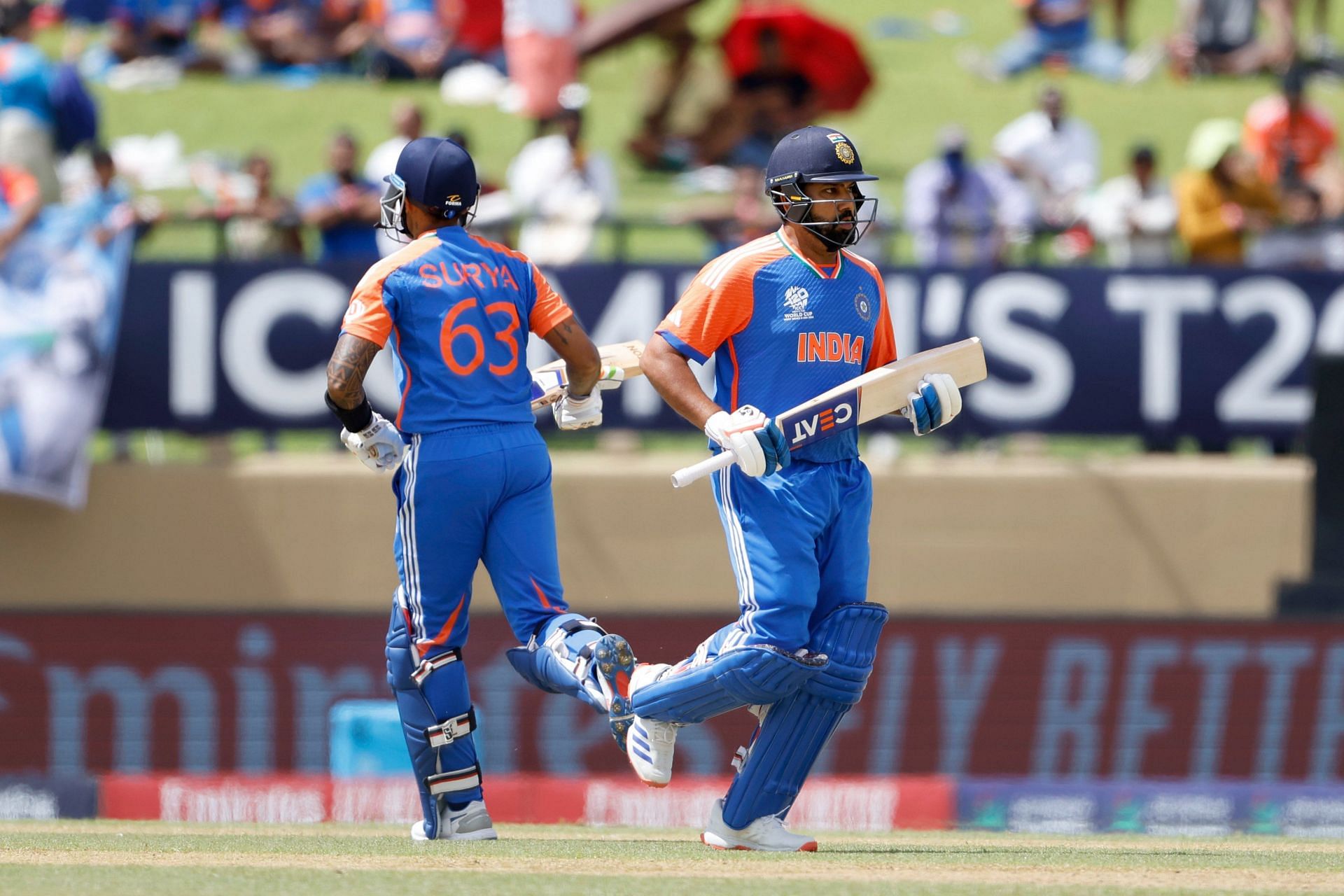 रोहित शर्मा और सूर्यकुमार यादव की साझेदारी बेहद अहम रही (Photo Credit: X/@BCCI)