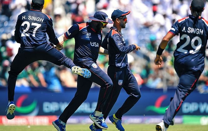 [Watch] USA contingent erupts in joy after historic victory against Pakistan in 2024 T20 World Cup match in Dallas