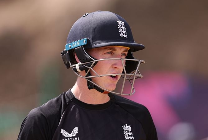 "Hopefully, we can go out there and give them a good battering" - Harry Brook ahead of ENG vs USA T20 World Cup Super 8 match