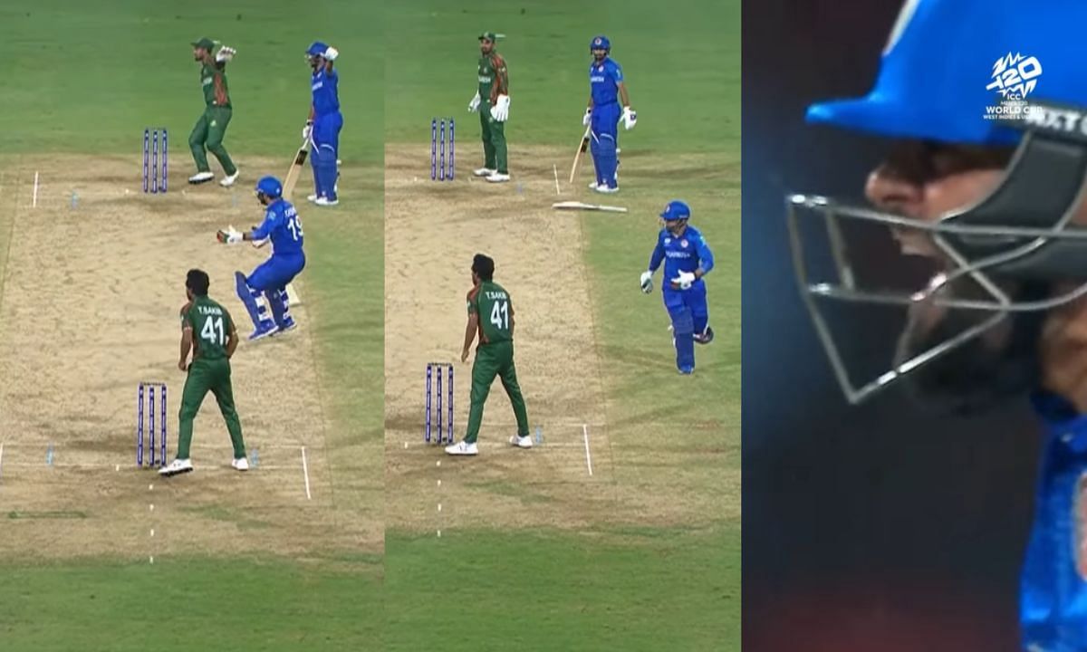 राशिद खान को आया भयंकर गुस्सा (Photo Credit - Snapshots: Instagram/@ICC)