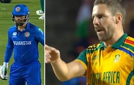 [Watch] Anrich Nortje and Rashid Khan involved in heated exchange during SA vs AFG 2024 T20 World Cup semifinals