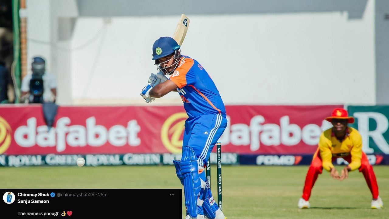 संजू सैमसन ने खेली शानदार पारी (Photo Courtesy: X/@bcci)                               