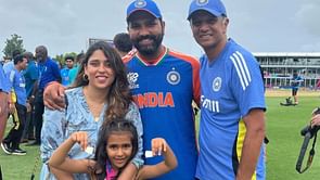 "You mean so much to our entire family" - Rohit Sharma's wife Ritika pens emotional message to Rahul Dravid