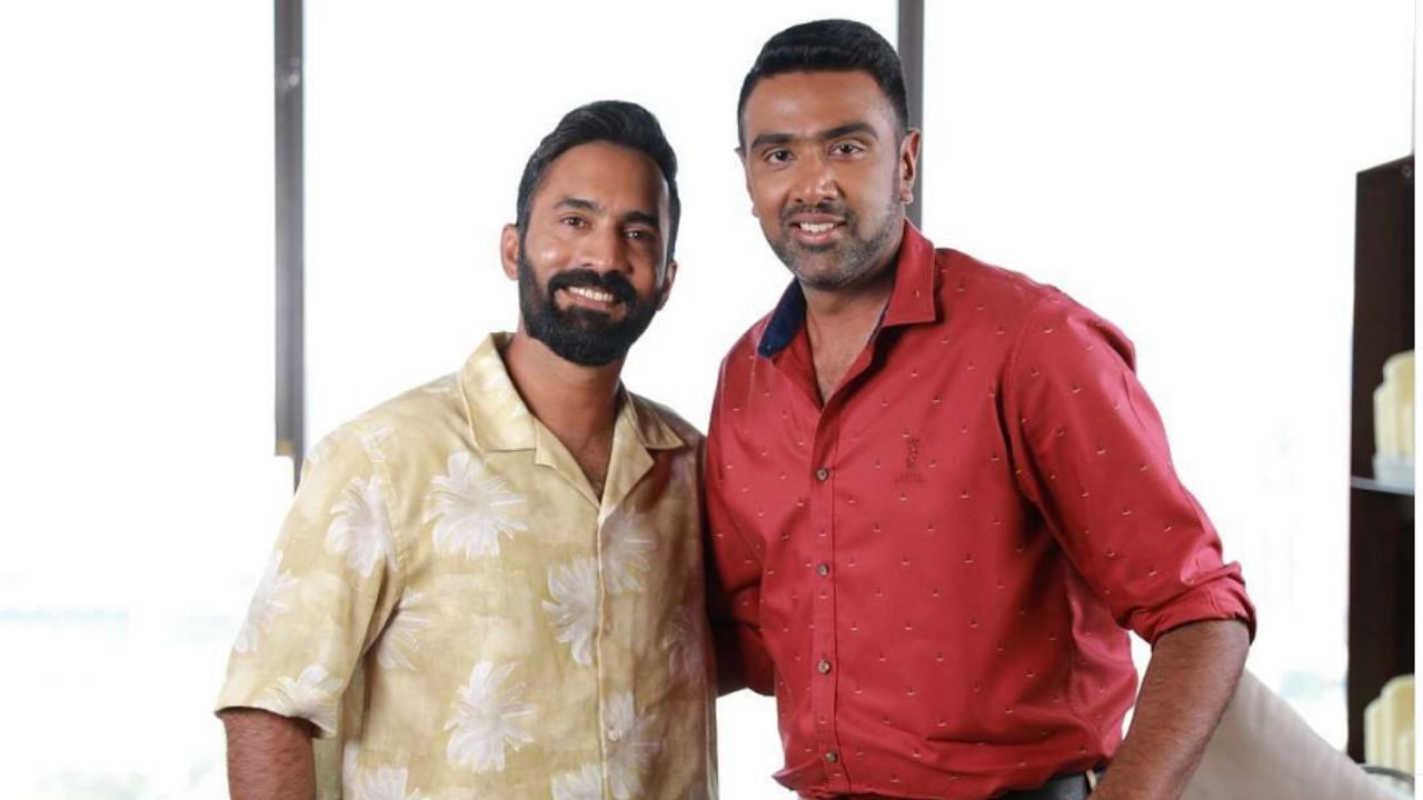 रविचंद्रन अश्विन और दिनेश कार्तिक (Photo Credit: Ravichandran Ashwin Instagram)