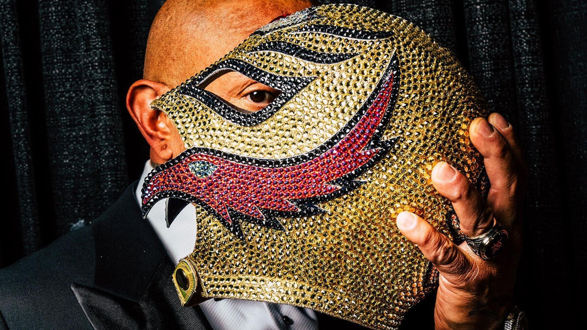 Rey Mysterio at the 2023 WWE Hall of Fame [Photo credit: WWE]