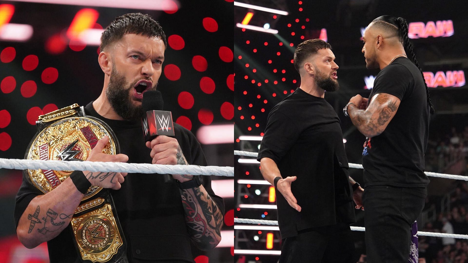 Finn Balor and Damin Priest on Monday Night RAW! [image credits: WWE.com]